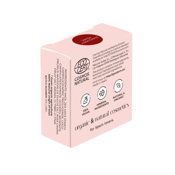 Sombra de Ojos Rojizo/Burgundy Pearl (Natural y Vegano)