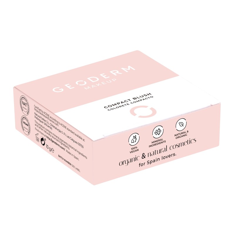 Colorete Compacto Rosa Intenso (Vegano)