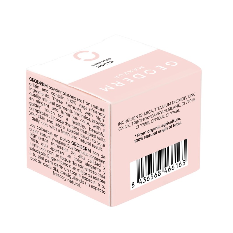 Colorete en polvo Coral (Natural y Vegano)