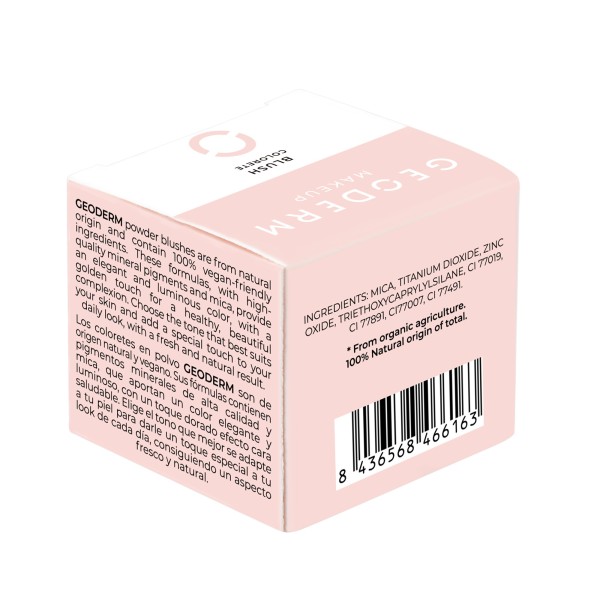 Colorete en polvo Coral (Natural y Vegano)