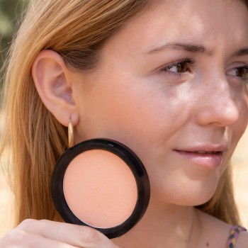 Coral Compact Blush (Vegan) 2