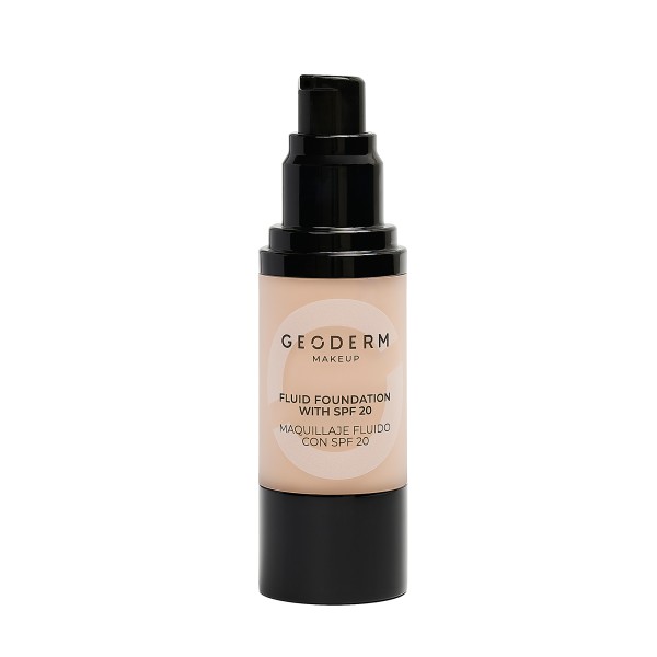 Porcelain Rose Fluid Foundation with Solar Protection SPF20 (Natural, Organic & Vegan)