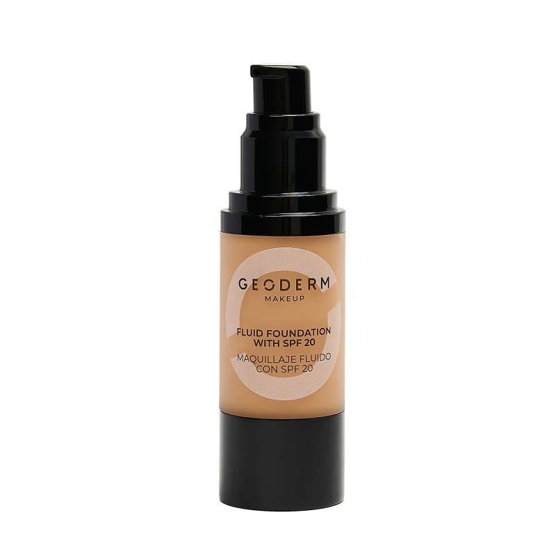 Dark Caramel Fluid Foundation with Solar...