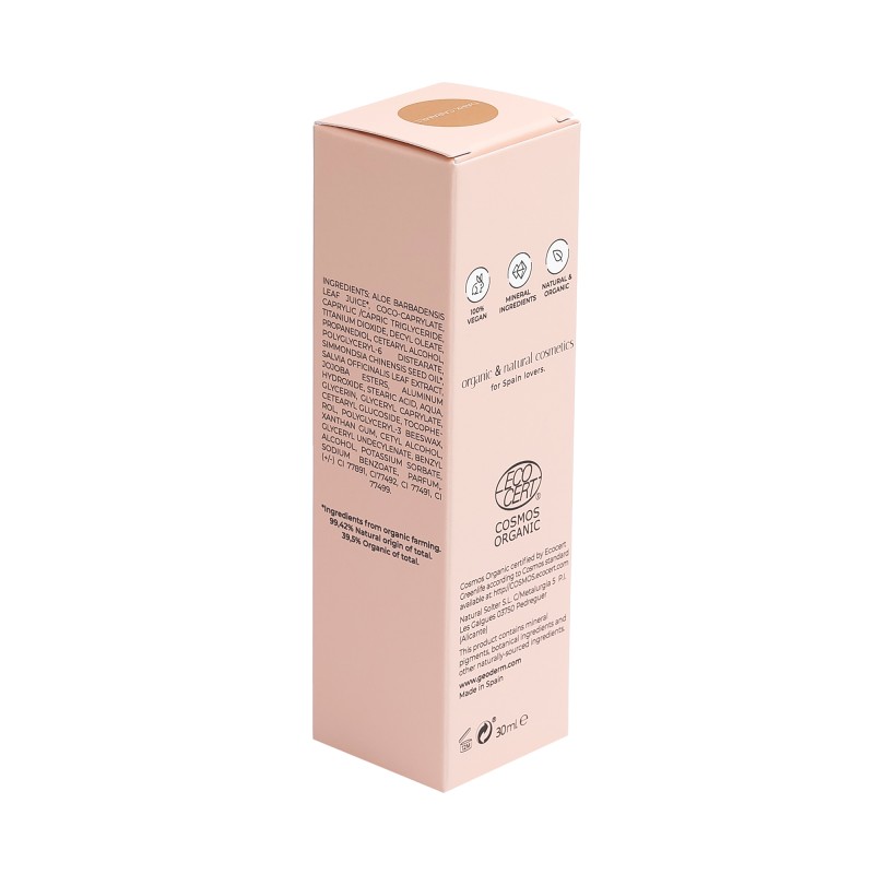 Dark Caramel Fluid Foundation with Solar...